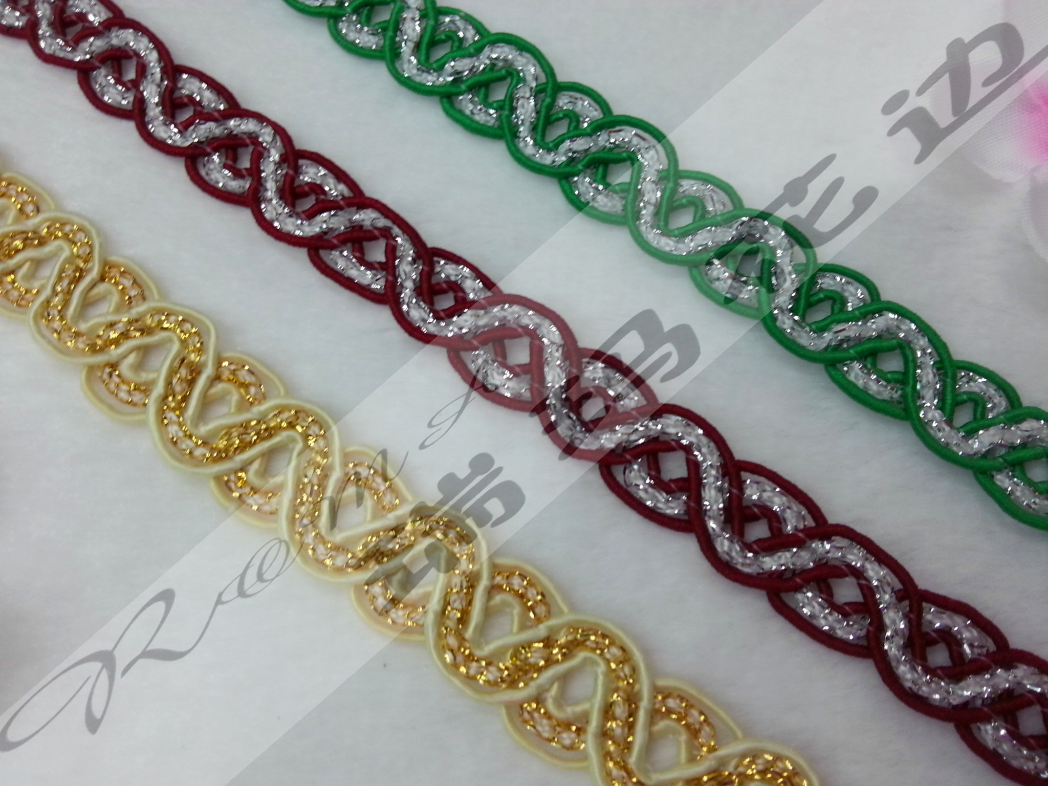 Polyester lace clothing accessories and decorative belts