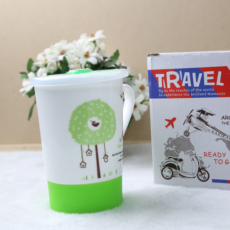 Ceramic mug with lid Stylish mug milk mug creative mug M0108