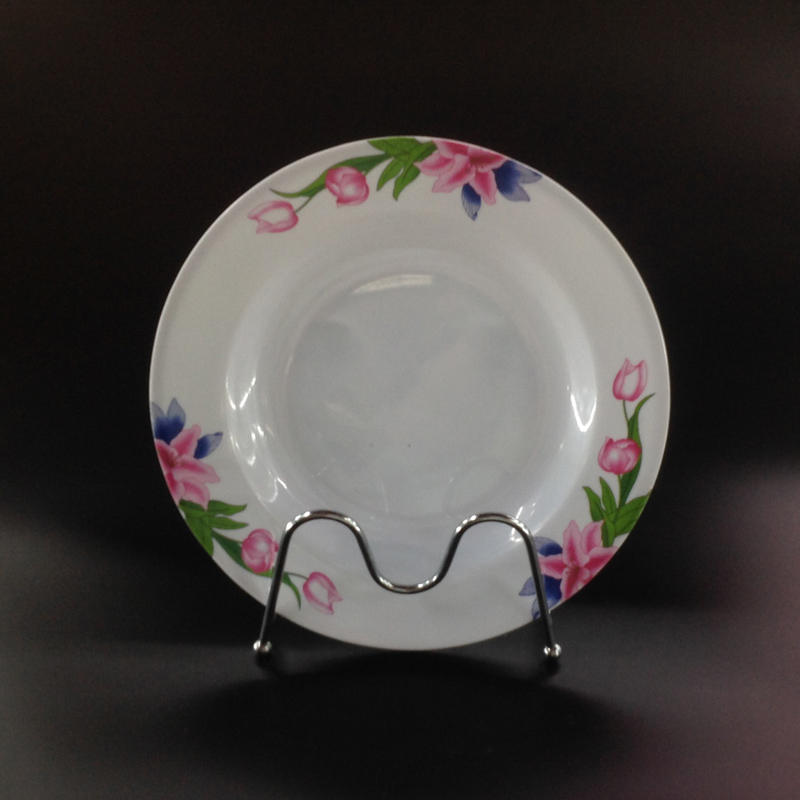 密胺深盘 密胺餐具 10寸深盘 仿瓷餐具