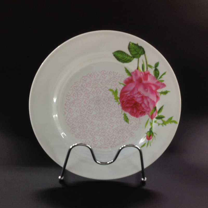 密胺深盘 密胺餐具 10寸平盘 仿瓷餐具