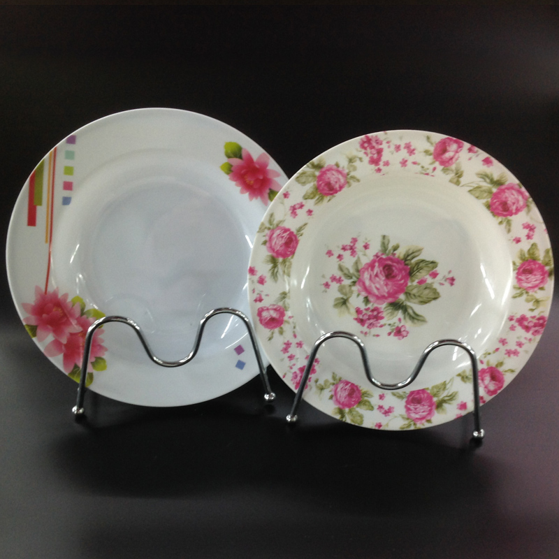 密胺深盘 密胺餐具 9寸深盘 仿瓷餐具