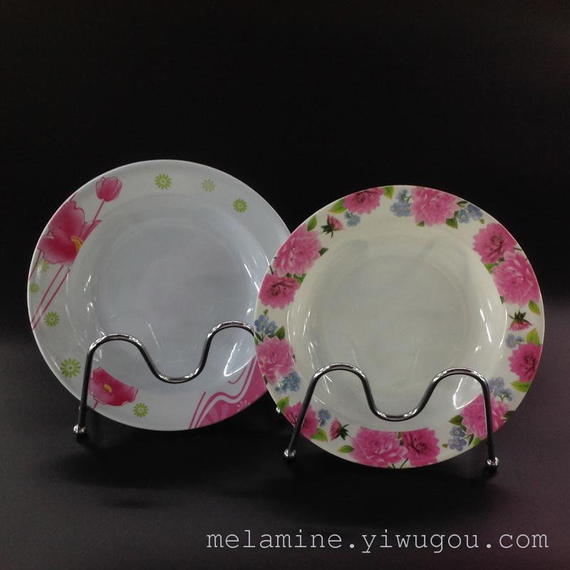 Melamine deep dish melamine tableware 8 inch deep dish imitation porcelain tableware thumbnail