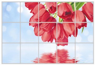 Jiamei Paper Products Creative Craft Stickers SHA Fashionable Kitchen Oil-Proof Stickers, Kitchen Wall Stickers, Aluminum Foil Coated Stickers (Folding Edition) Specification image