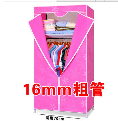 外贸布衣柜，简易衣柜，单人柜 ，无纺布产品图