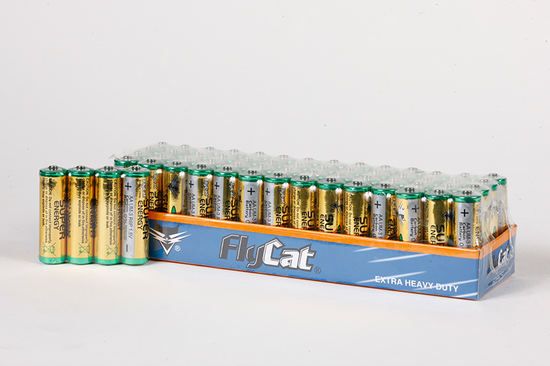 The FLYCAT gold Model P-5 comes with batteries details Picture