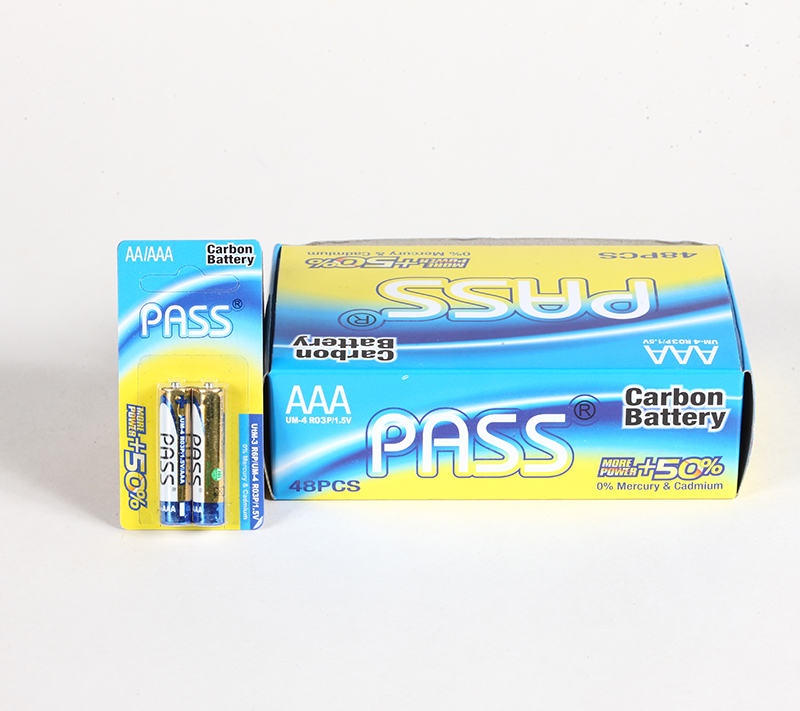 PASS牌7号2只小卡电池产品图