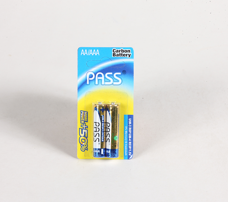 PASS牌7号2只小卡电池图