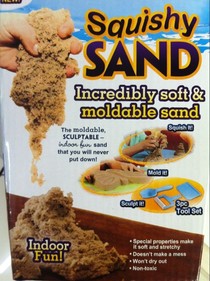 Power sand toy Color Power sand flowing sand Squishy sand