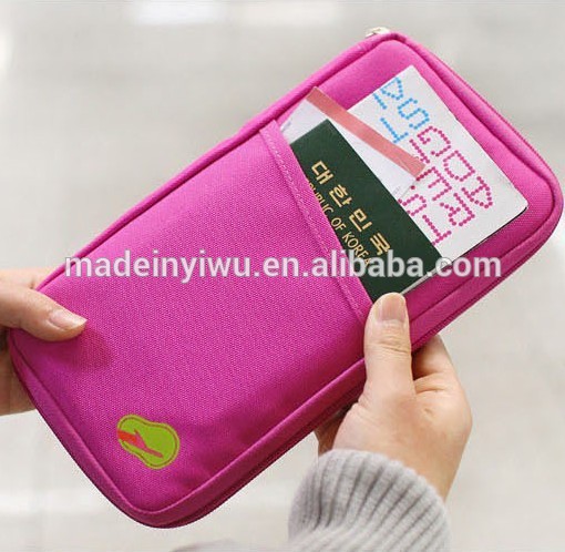 Multi-function travel passport with certificates and certificates, long ticket with travel supplies