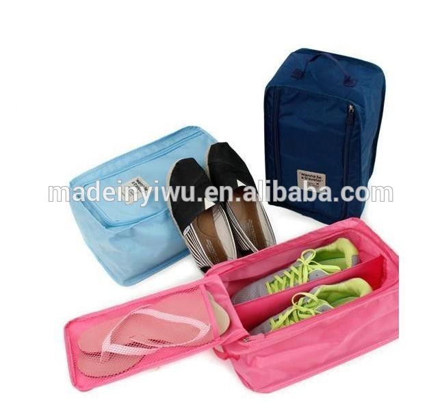 旅行鞋类整理包收纳双层鞋袋 便携式手提3鞋位鞋袋产品图