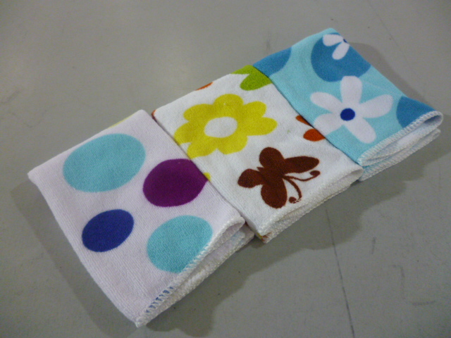 纬编全涤超细纤维印花毛巾 洗碗巾 擦车巾 吸水抹布