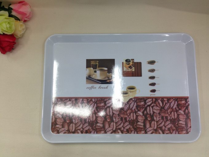 Melamine plate, tray, resin tray, melamine plate sixxh details Picture