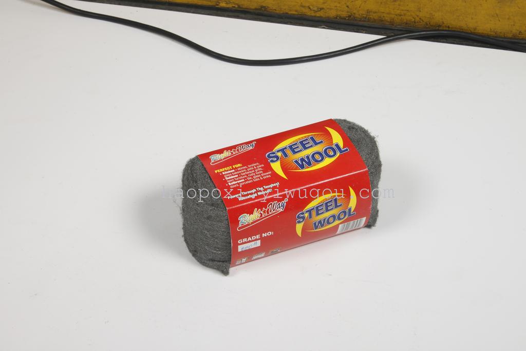 Steel wool soap block hanging card bag for steel wool