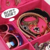 guanya's new velvet large-capacity jewelry box, velvet jewelry box and eyeglass case Application Scenario