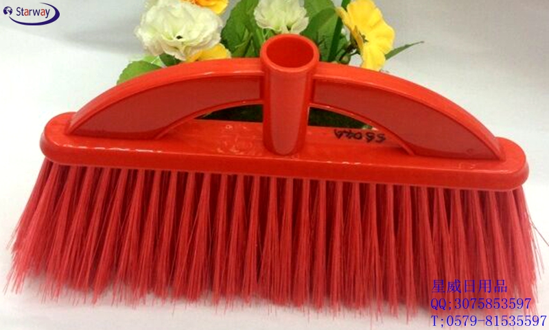 Broomstick head and broomstick