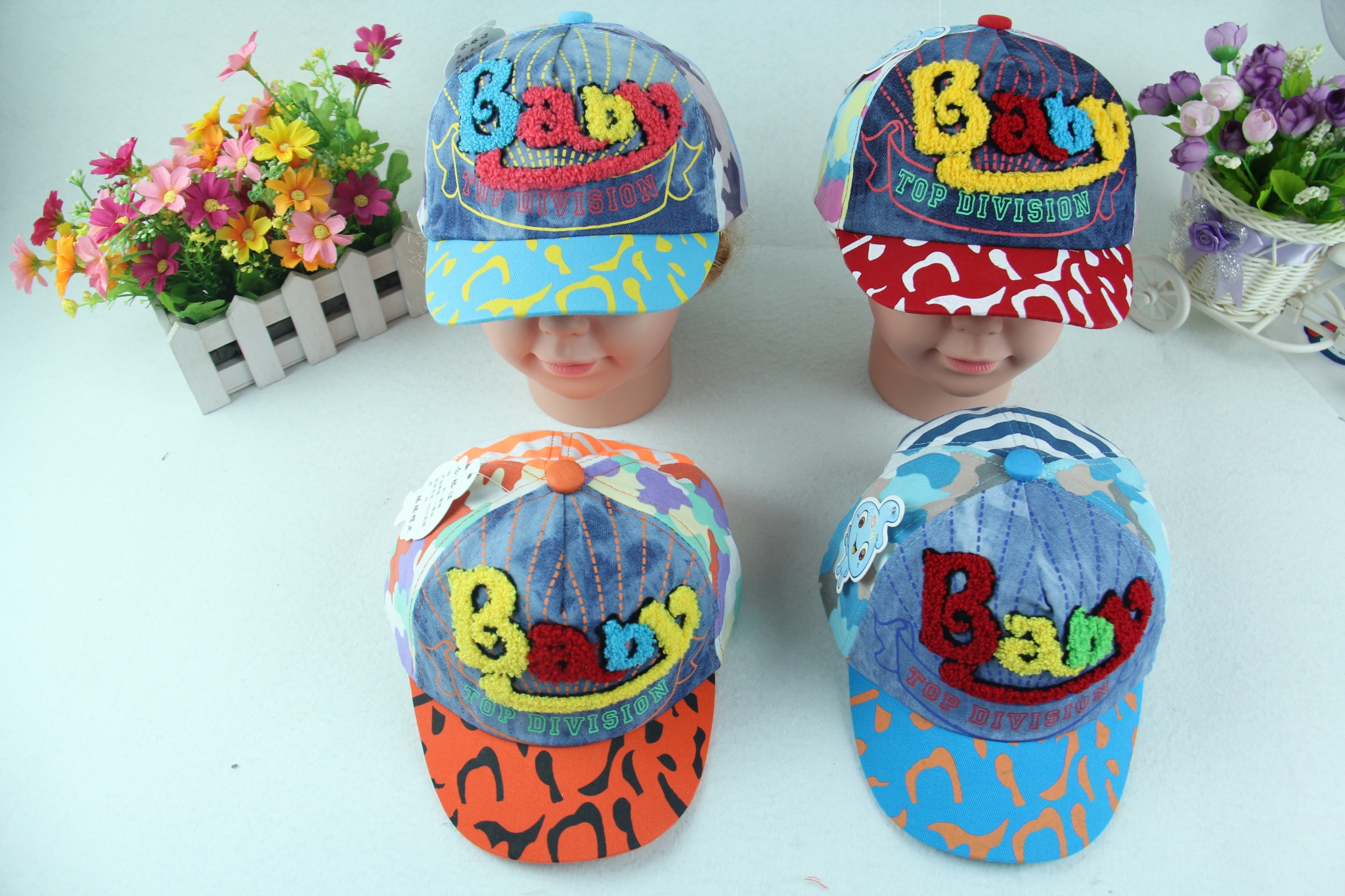 Children's baseball cap: Cowboy camouflage baseball cap thumbnail