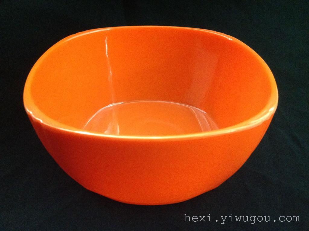 Melamine color children's square rounded corner bowl Xinyi 5010