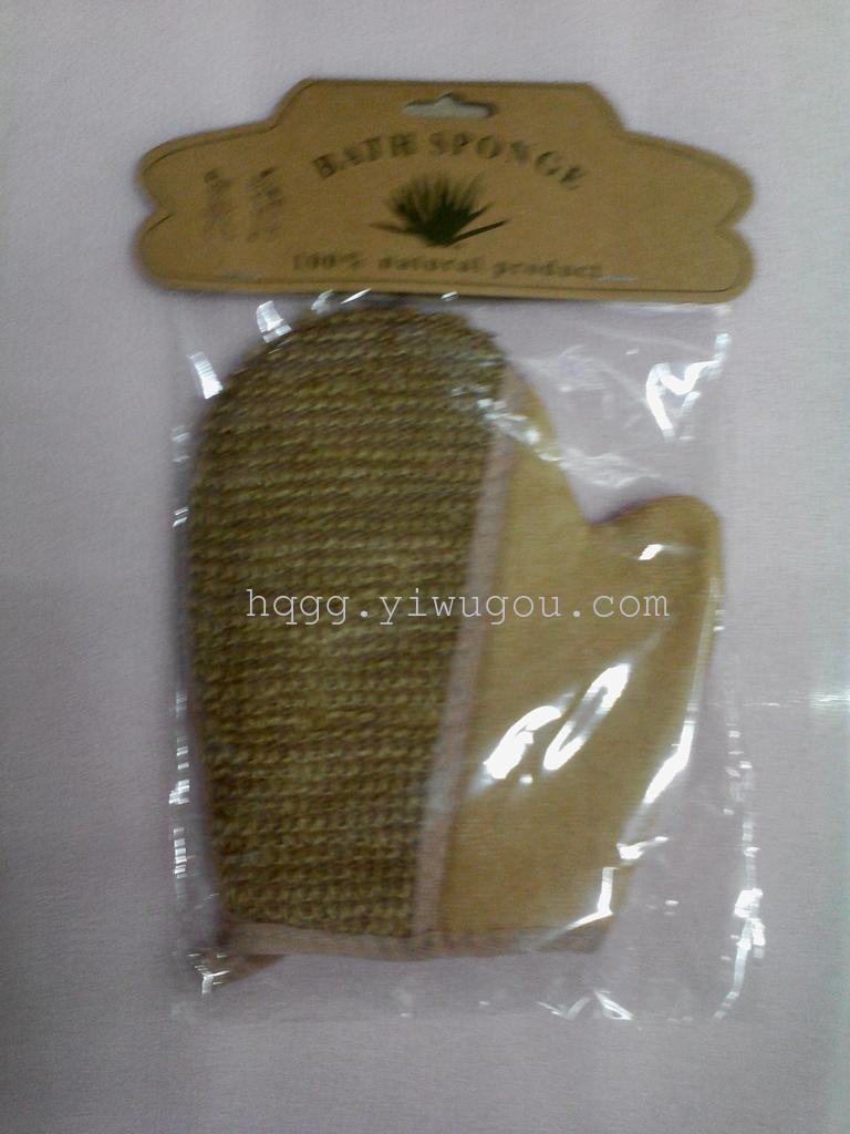 麻手套澡巾