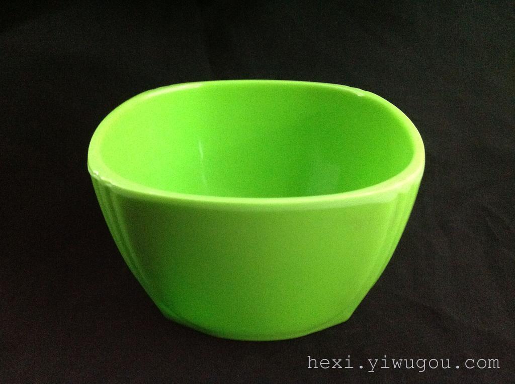 Amine 4.2-inch color square rounded bowl Xinyi 5009