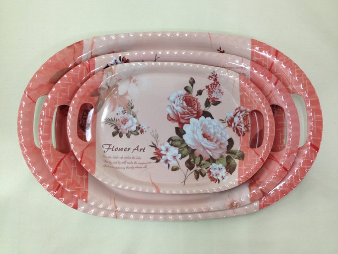 Melamine tray, melamine glossy tray, melamine double-ear tray, ojnn Specification image