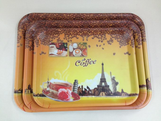Melamine tray melamine melamine imitation porcelain tableware uhb Specification image