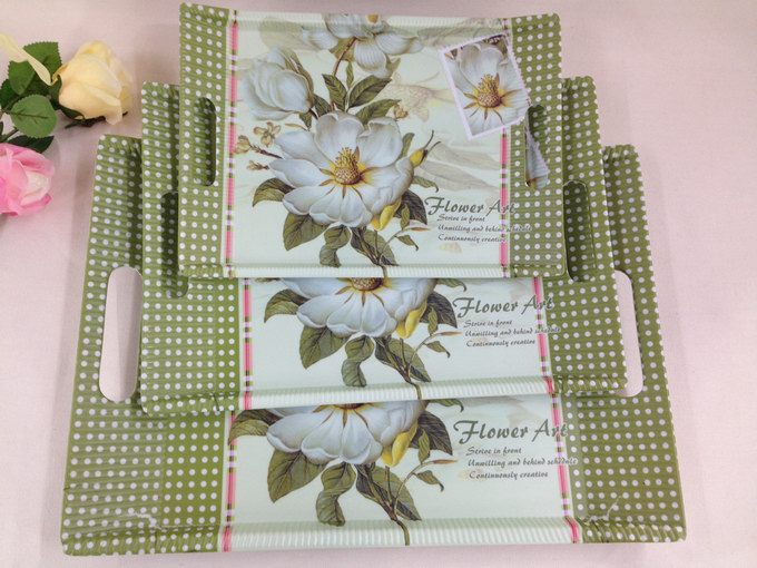Melamine tray, double-ear tray, melamine frosted tray hdsh details Picture