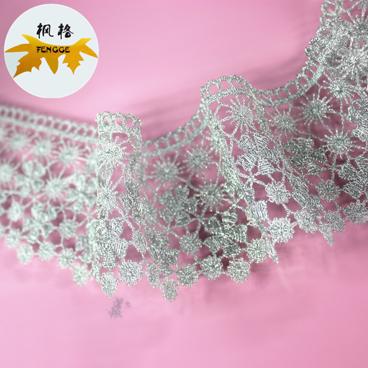 Factory direct sales of exquisite hollowed-out lace clothing and accessories details Picture
