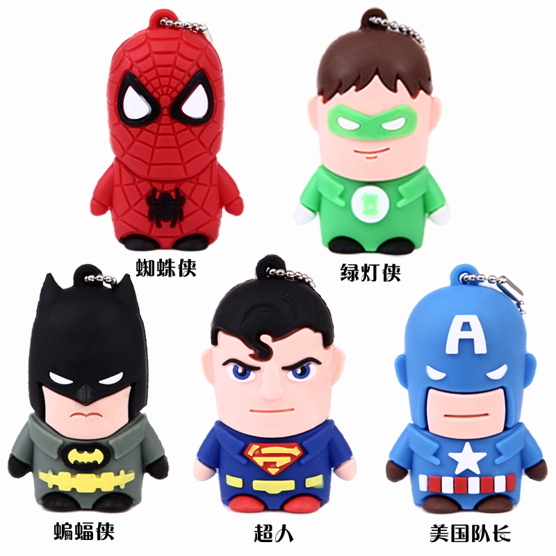 Avengers Minions 16GB USB flash drive with cartoon creativity and personalized mini design, customizable