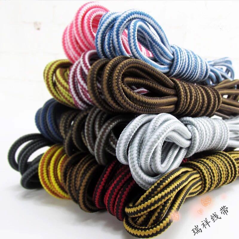 Men's And Women's Skates Sneakers Long Laces Round Outdoor Lengthened Hiking Shoes Laces Multi-Colored details Picture