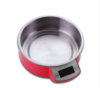 Electronic kitchen scale, bowl-shaped scale, liquid scale, ingredient scale, 5KG Specification image