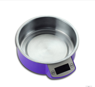 Electronic kitchen scale, bowl-shaped scale, liquid scale, ingredient scale, 5KG