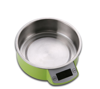 Electronic kitchen scale, bowl-shaped scale, liquid scale, ingredient scale, 5KG details Picture
