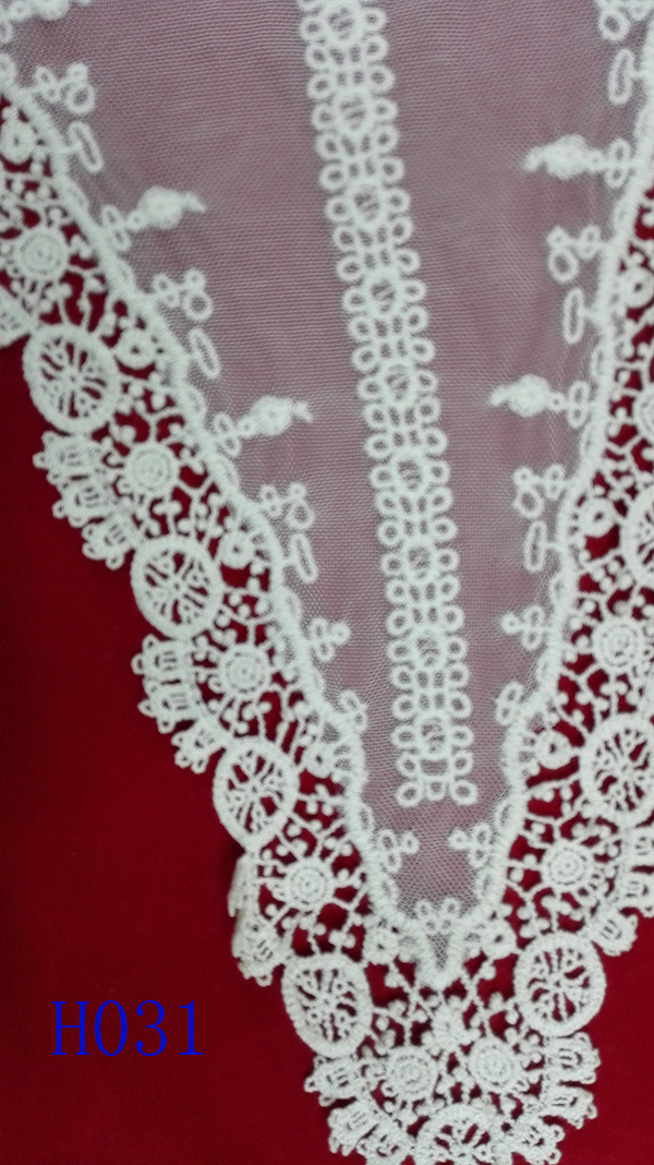 Lace, collar, cotton thread, lace, embroidery, water-soluble lace, clothing accessories details Picture