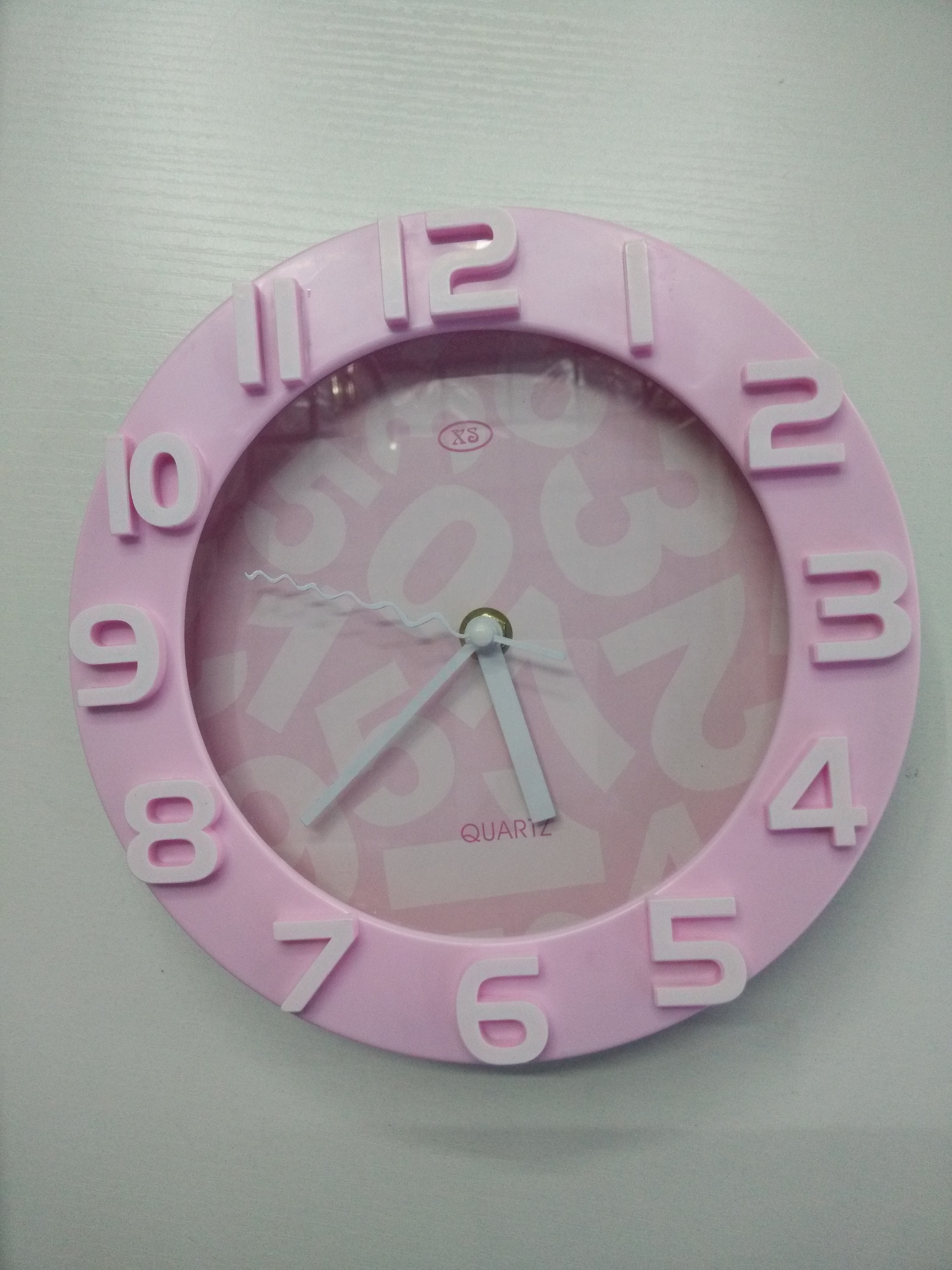 Nueva sala de estar candy color reloj de pared estéreo reloj de pared digital details Picture