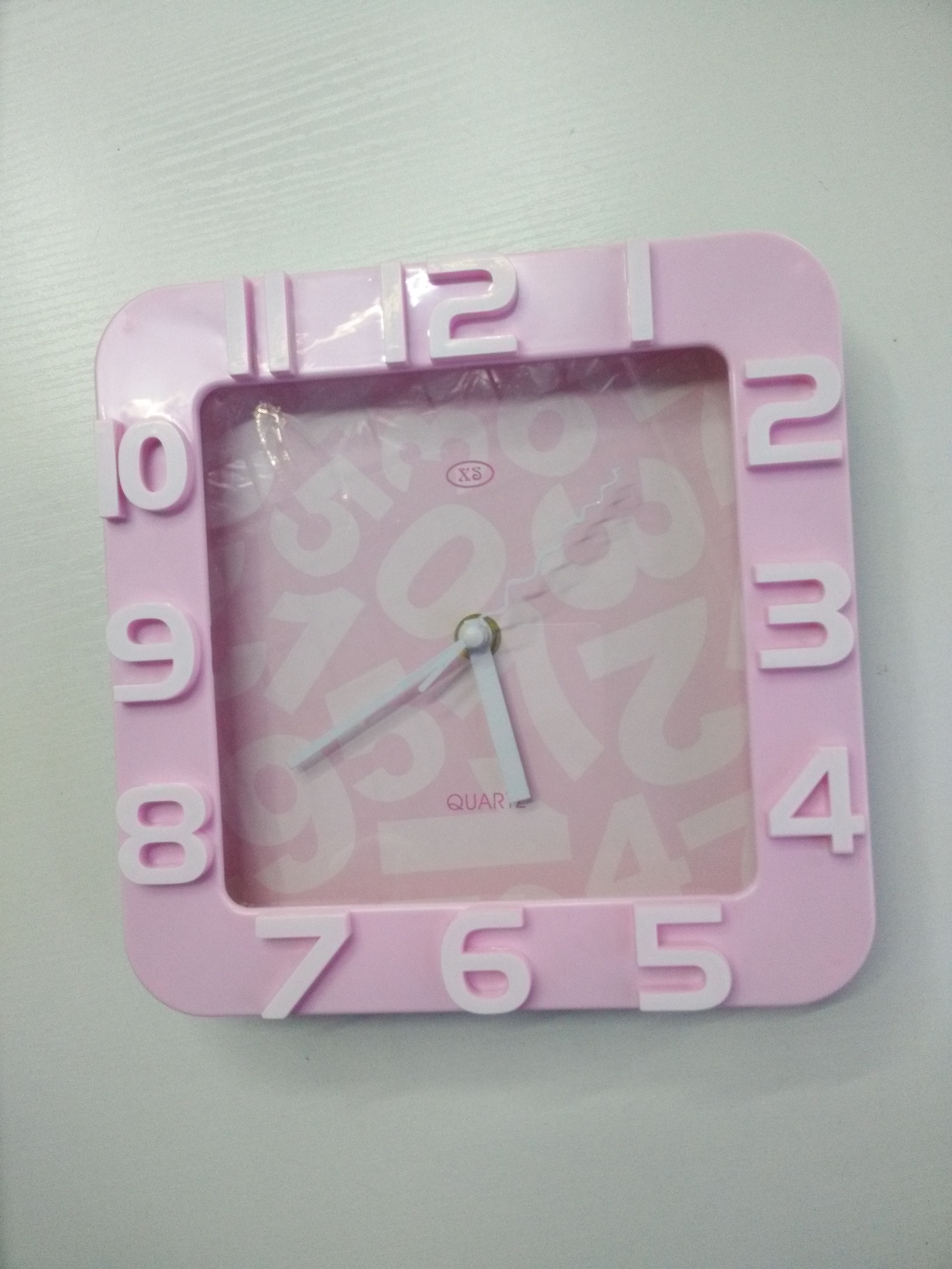 Nueva sala de estar candy color reloj de pared estéreo reloj de pared digital
