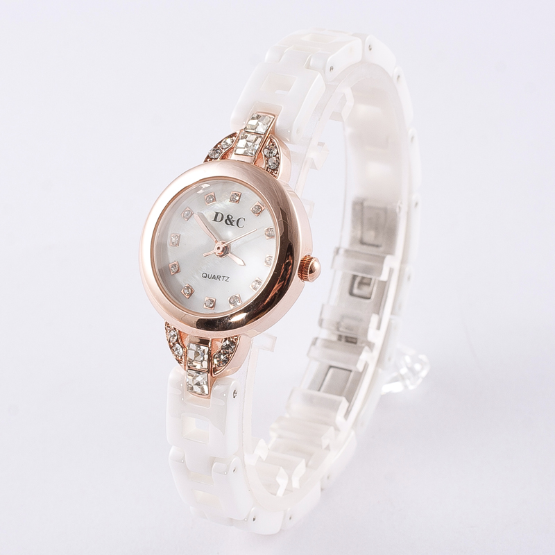 【巨便宜】镶钻陶瓷表 陶瓷女表韩版时装表 潮时尚女士手表