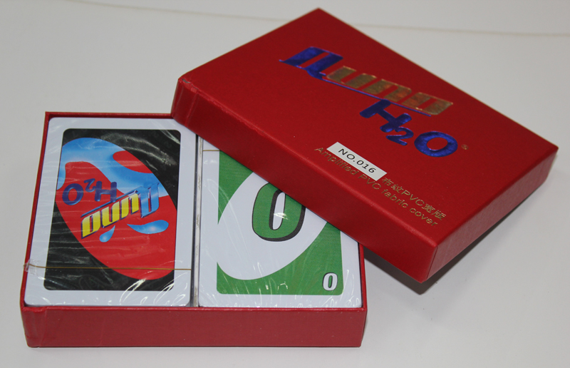 PVC cloth wide brand QUNO Plastic Poker Conventional Gift Box (NO.016)