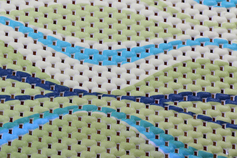 Pvc Non-Slip Mat Linen Dot Printing Non-Slip Mat details Picture