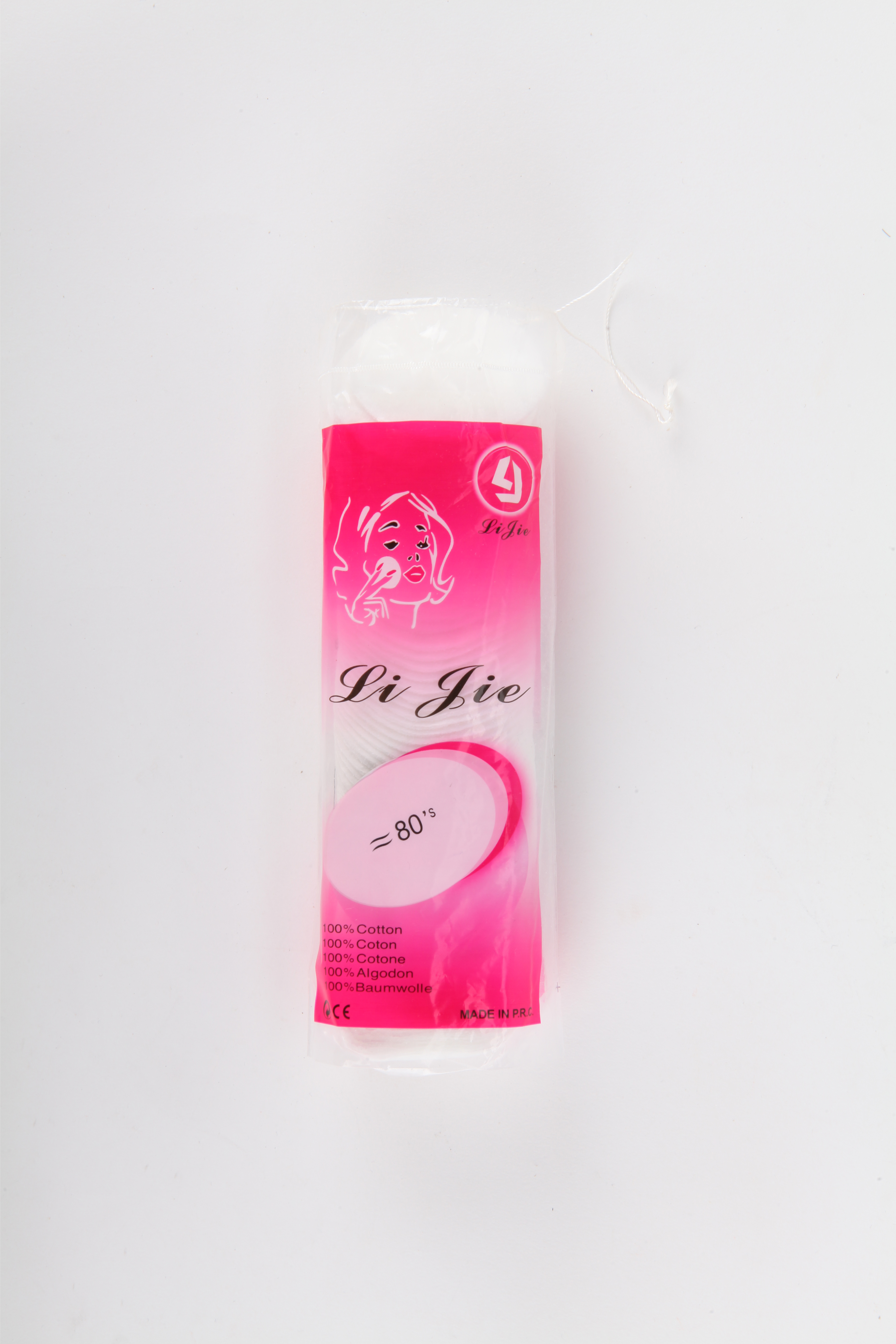 In 2015, factory direct sale of 80 pieces of beauty makeup remover cotton Specification image