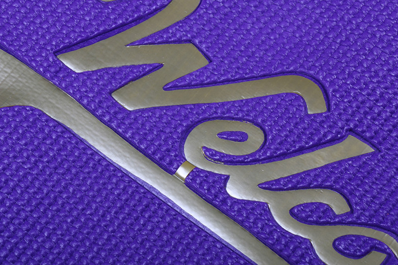 Pvc Non-Slip Mat Yoga Plain Welcome To The Mat details Picture