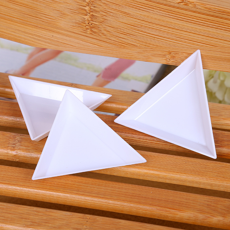 厂家直销PS20片装一包三角盘手机壳创意粘贴挂件盒水钻盒等