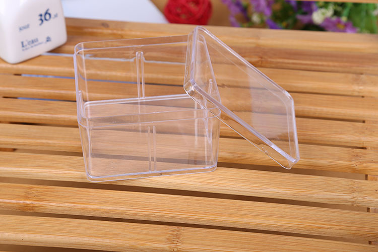 Wholesale of high transparency ps plastic box with top and bottom covers, square covered laboratory sample display box, bracelet box Application Scenario