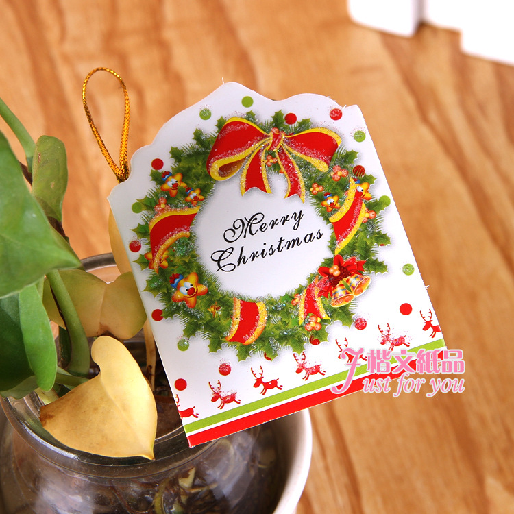 Creative Christmas greeting CARDS with Korean mini Christmas CARDS