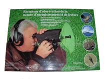 A telescope that collects distant sounds