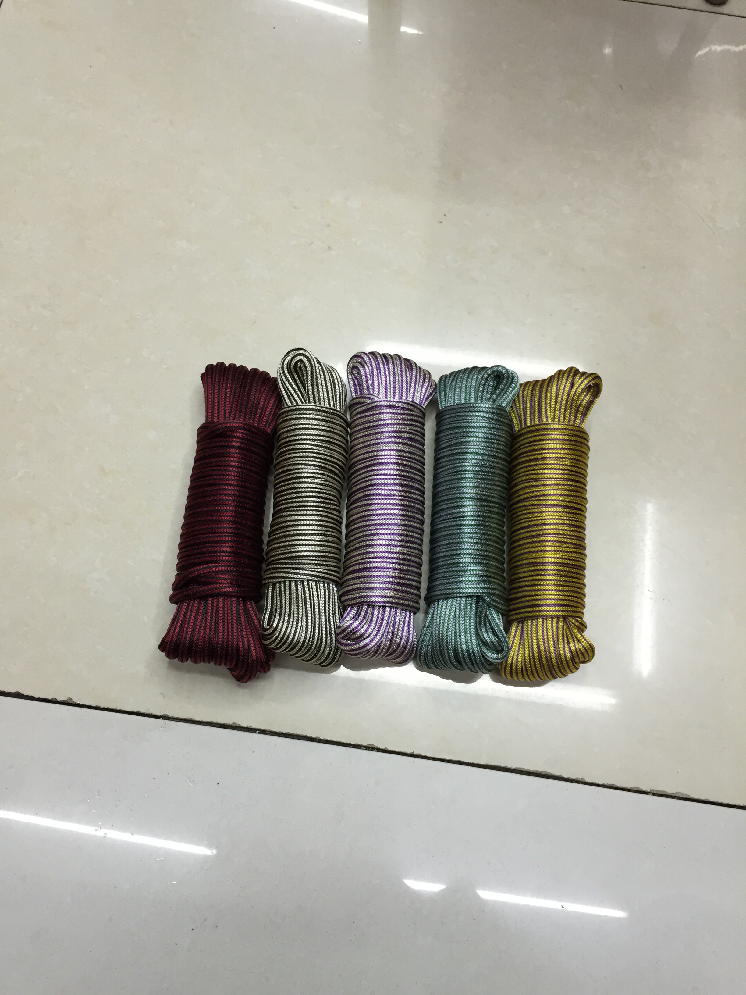 加粗多功能尼龙防滑防风晾衣绳10米 户外晒被晾衣绳