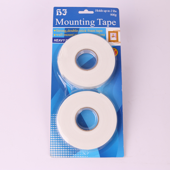 Two sets of sponge double-sided tape, foam double-sided tape, white double-sided tape