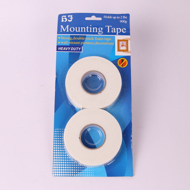 Two sponge double-sided tapes and foam double-sided tapes