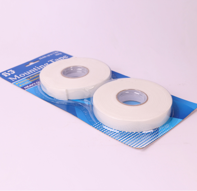 Two sets of sponge double-sided tape, foam double-sided tape, white double-sided tape details Picture