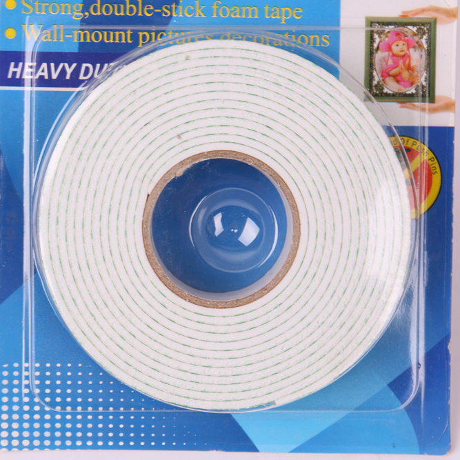 Single sponge double-sided tape, foam double-sided tape, white double-sided tape details Picture