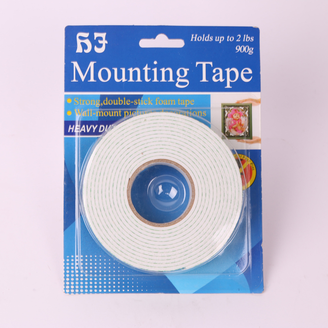 Single sponge double-sided tape, foam double-sided tape, white double-sided tape